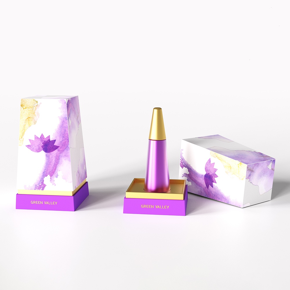 Trapezoidal Shape Romantic Perfume Box