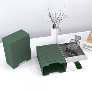 Green Embossing Perfume Drawer Box