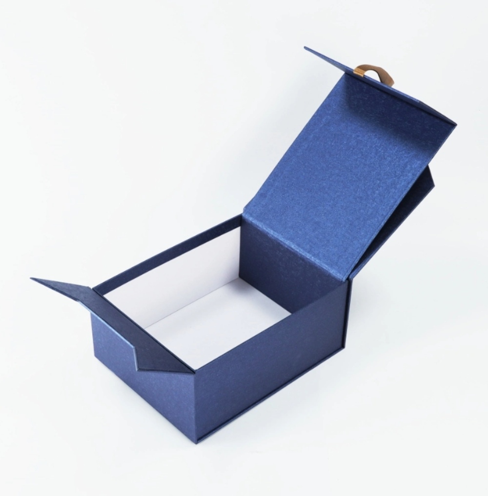 Navy Blue Flip Top Gift Box