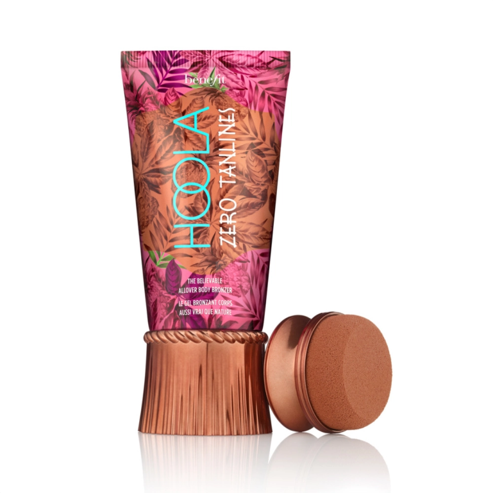HOOLA tropical tanning product with bronze metallic base