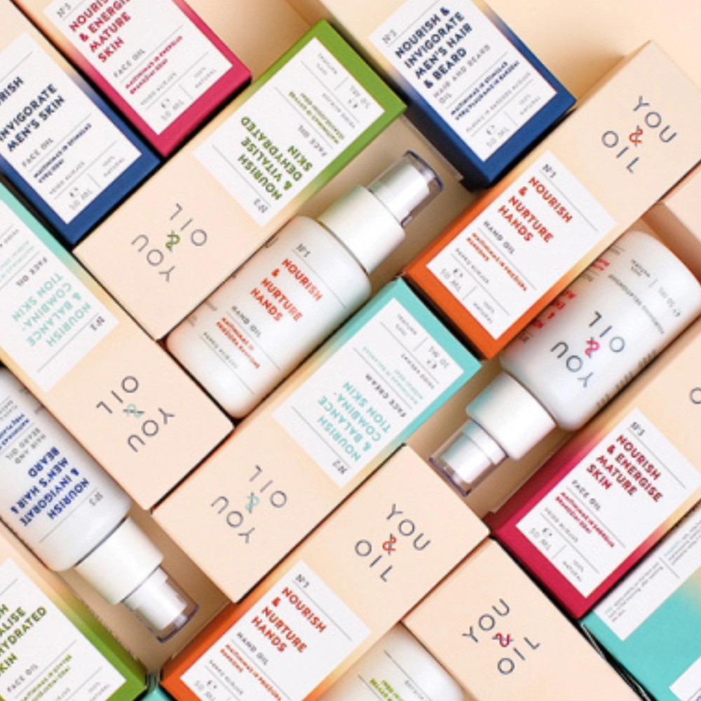 YOU & OIL natural cosmetics with gradient color system