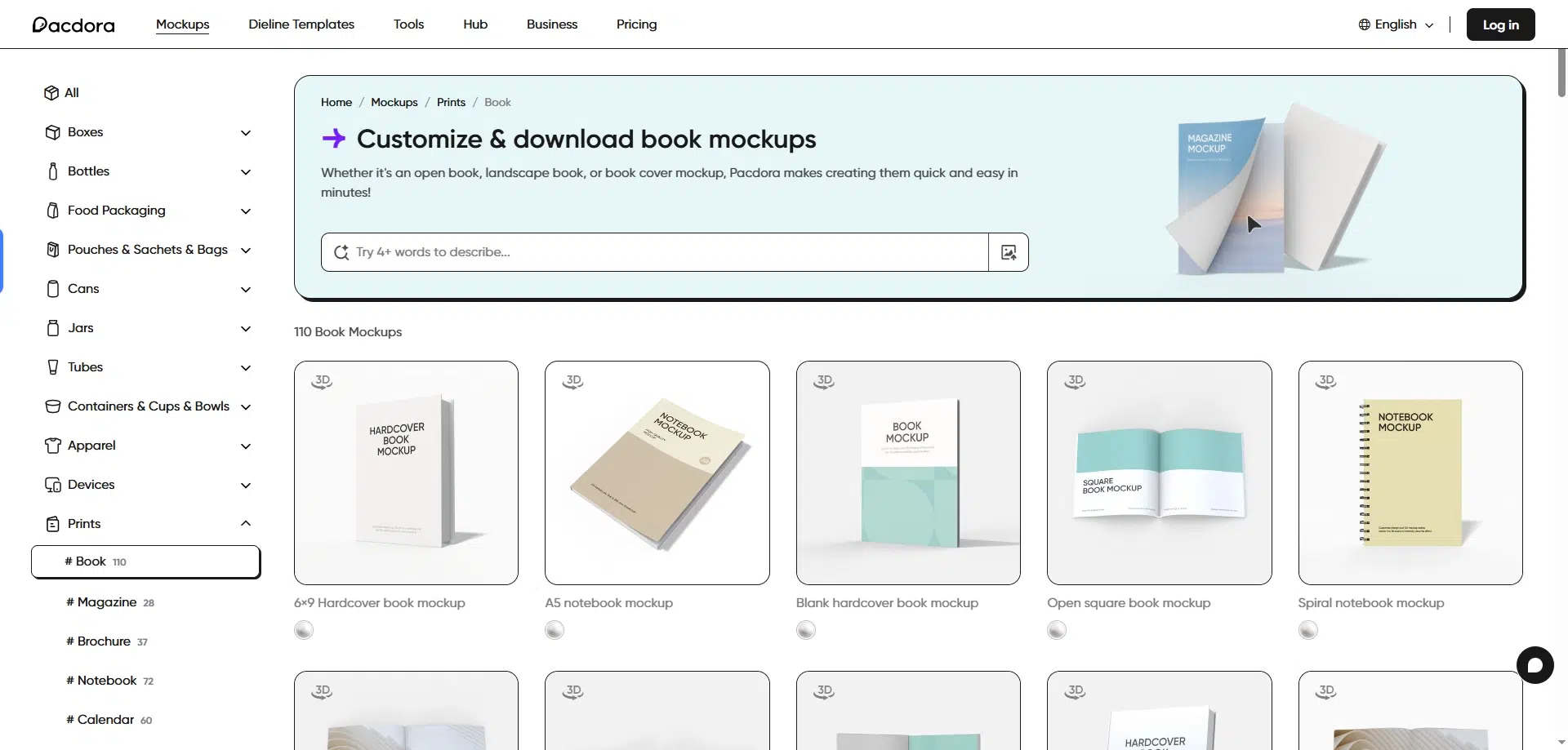 Pacdora 3D Packaging