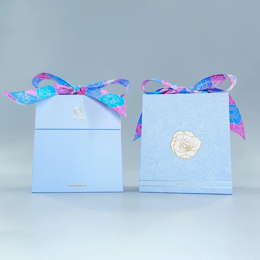 Blue Handbag Design Perfume Gift Box