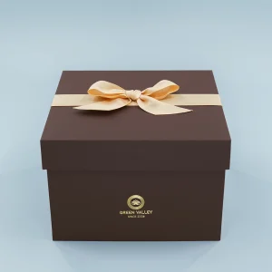 Brown Cube Chocolate Gift Box
