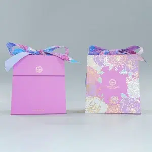 Purple Handbag Perfume Box
