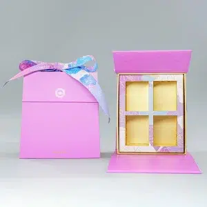 Purple Chocolate Gift Bag Shape Box