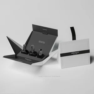 Perfume Sample Gift Box with Folding Design