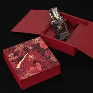 Red Gold Horse Pattern Perfume Box