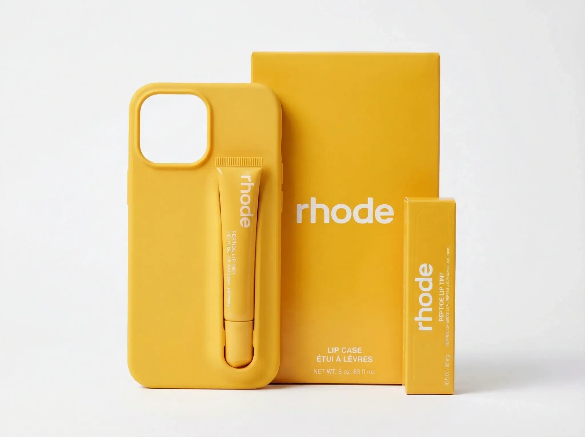 Rhode peptide lip treatment packaging