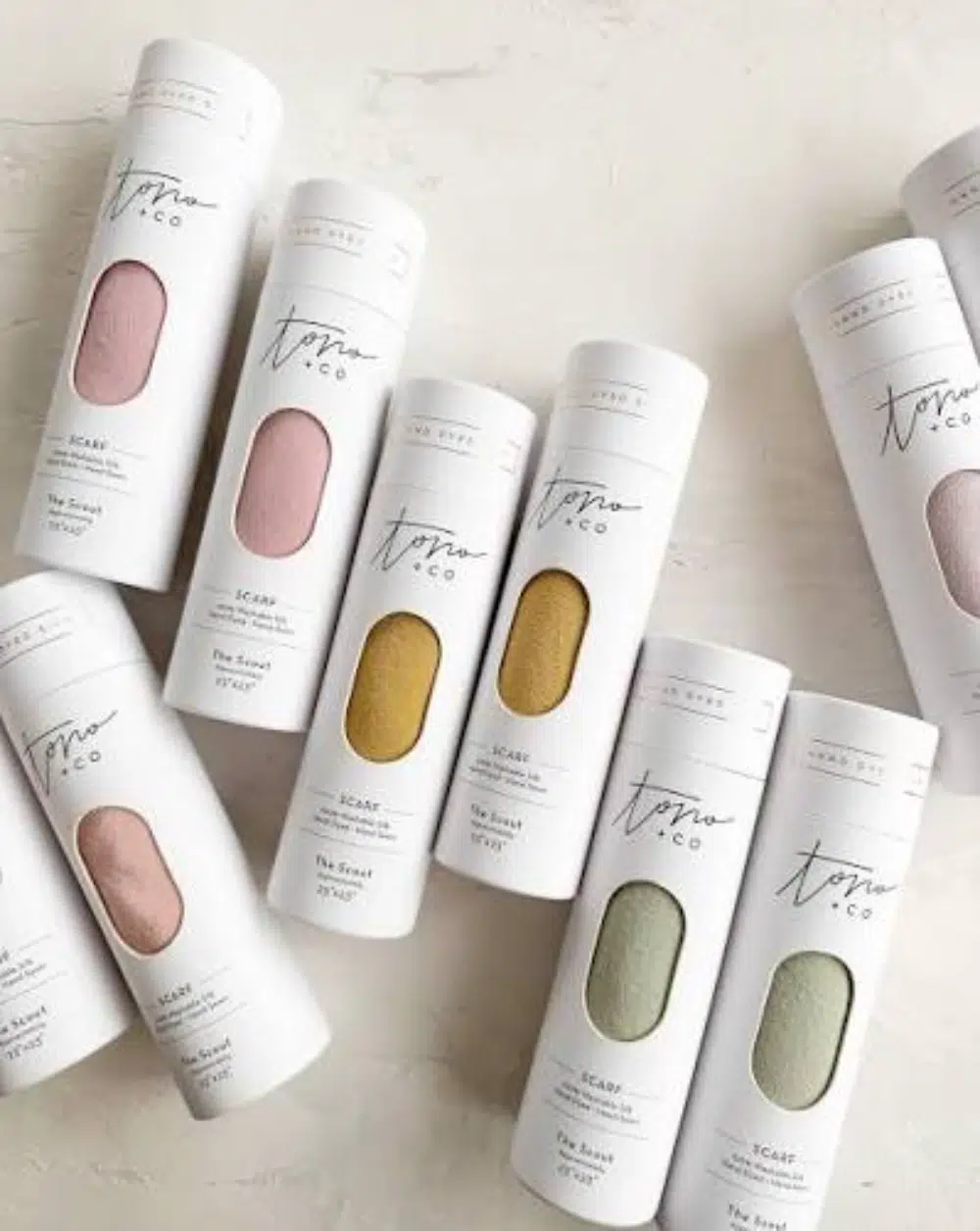 Tono and Co premium cylindrical gift packaging