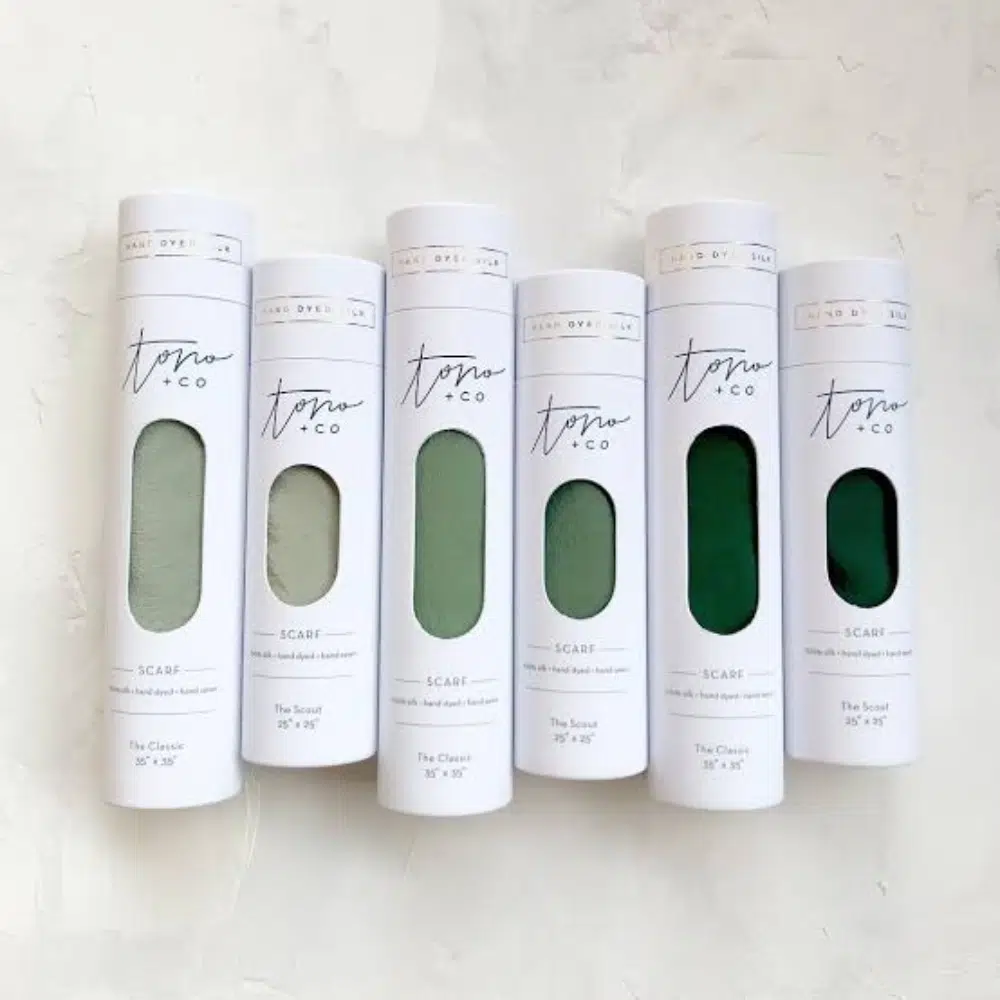 Tono and Co luxury paper tube packaging