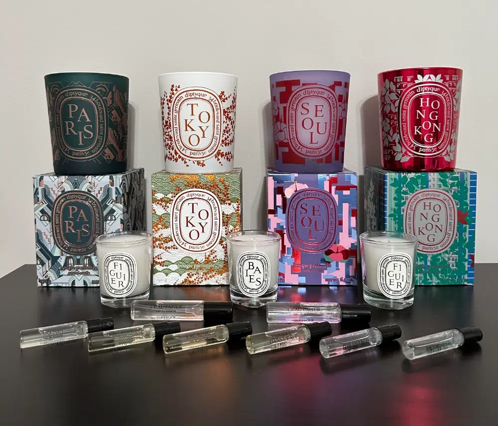Diptyque candle packaging