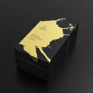 Hot Stamping Art Spray Pattern Luxury Perfume Box