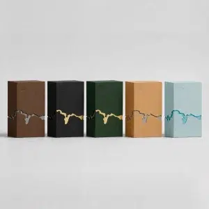 Minimalist Modern Crackle Design Perfume Box