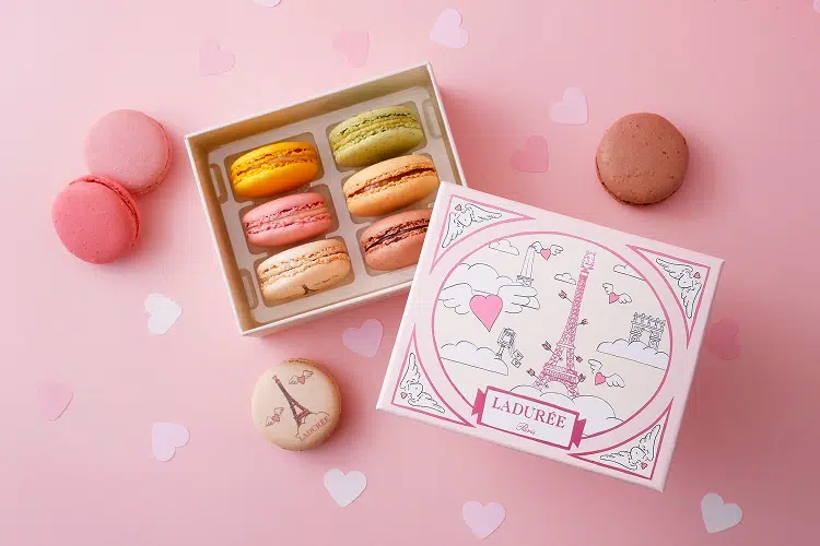 Laduree Amour de Paris illustrated Valentine gift box 2026