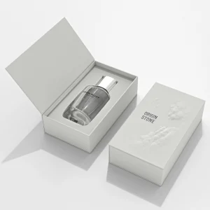 Morning Mist Embossed Perfume Rigid Box Wholesale