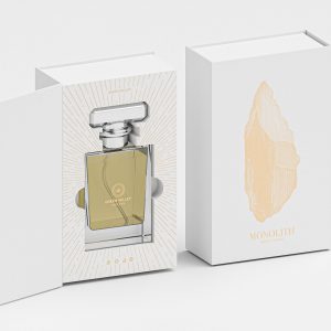 White Gold Luxury Perfume Box