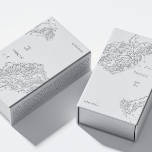 Stone Print Magnetic Perfume Box
